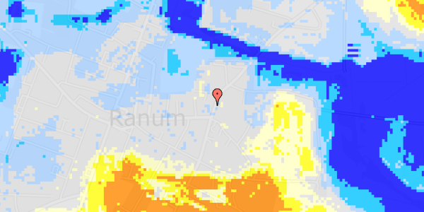 Ekstrem regn på Seminarievej 17, 1. tv