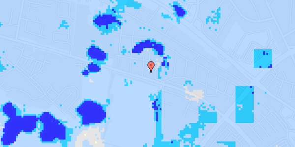 Ekstrem regn på Haveforeningen Moselund 104