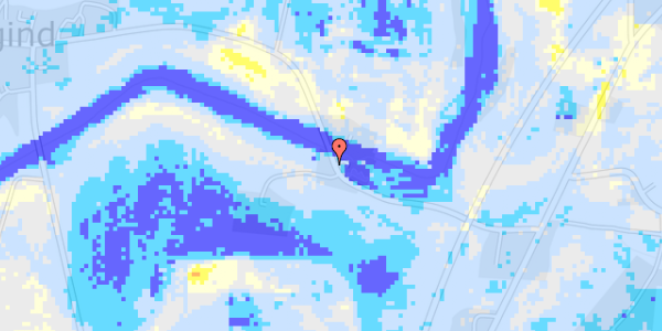 Ekstrem regn på Blegindvej 102A, st. 