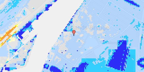 Ekstrem regn på H.C. Hansens Gade 11, 5. th