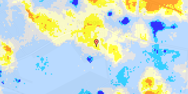 Ekstrem regn på Høbjerg Hegn 52