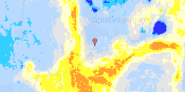 Ekstrem regn på Drøsselbjergvej 28B