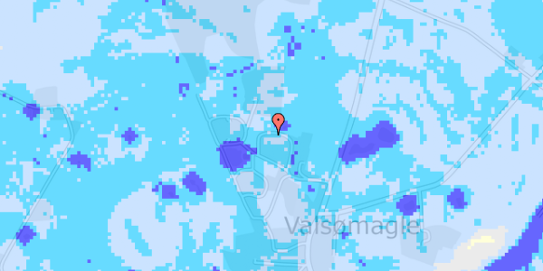 Ekstrem regn på Hallingebjergvej 8