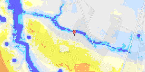 Ekstrem regn på Torpet 98