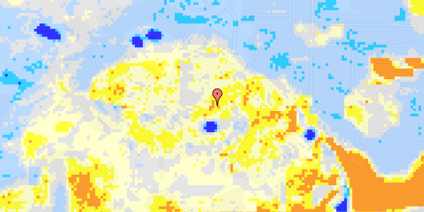 Ekstrem regn på Adonisvej 37