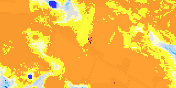 Ekstrem regn på Hjortdalvej 303