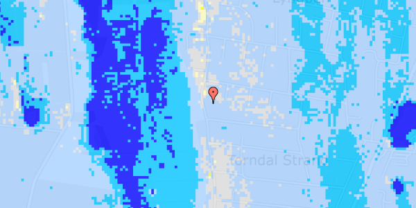 Ekstrem regn på Kongevejen 48