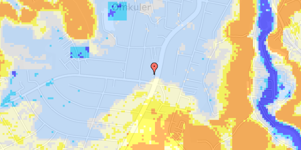 Ekstrem regn på Koldingvej 150B