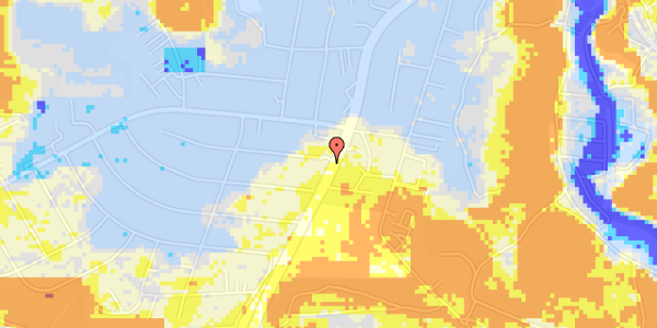 Ekstrem regn på Koldingvej 164