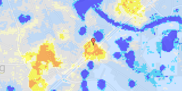 Ekstrem regn på Ring 4 50