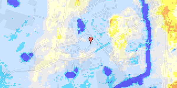 Ekstrem regn på Holmagervej 2