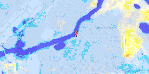 Ekstrem regn på Vestergårds Alle 104