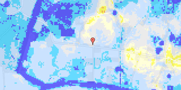 Ekstrem regn på Løgeskov 78D