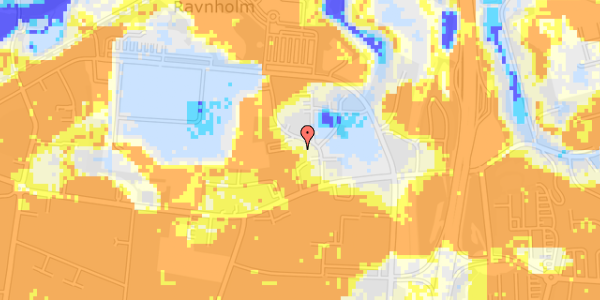 Ekstrem regn på Lundtofte Skolestr. 6, st. 