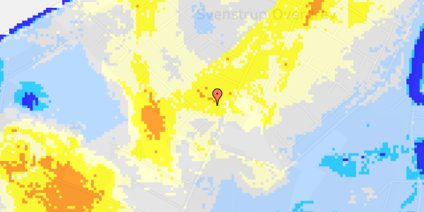 Ekstrem regn på Stranddalen 12