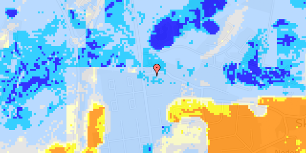 Ekstrem regn på Gl Egebjergvej 4