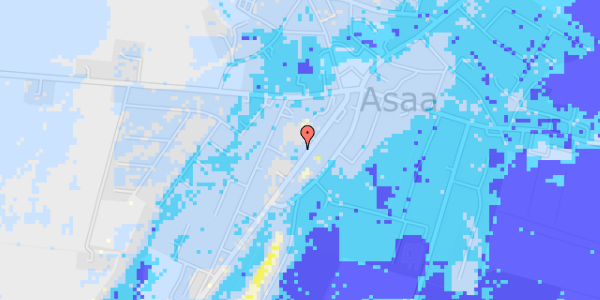 Ekstrem regn på Strandvejen 395