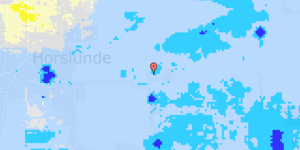 Ekstrem regn på Fasanvej 11