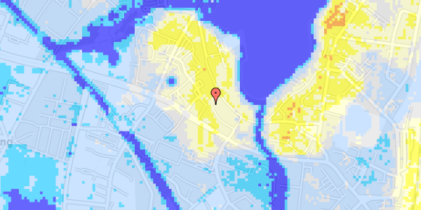 Ekstrem regn på Slotsarkaderne 112, st. 