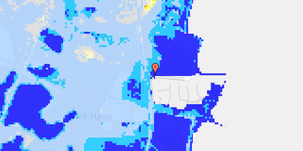 Ekstrem regn på Strandvejen 390