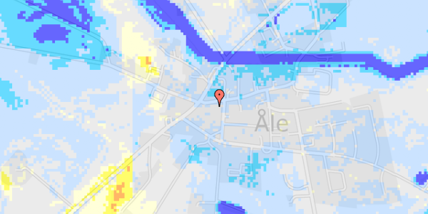 Ekstrem regn på Aale Bygade 6