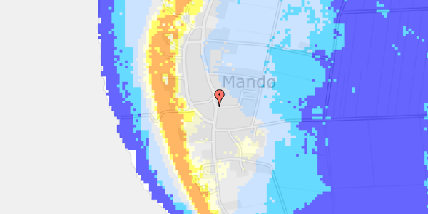 Ekstrem regn på Mandø Byvej 5