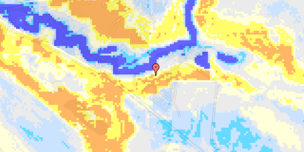 Ekstrem regn på Bavne Alle 25A, st. 