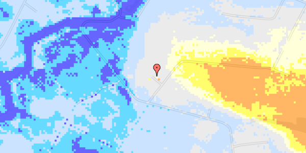 Ekstrem regn på Hjortmosevej 21