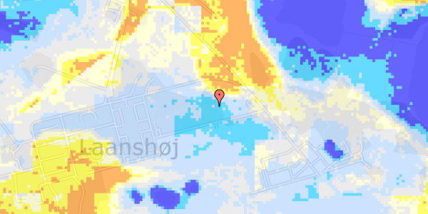 Ekstrem regn på Laanshøj Alle 67