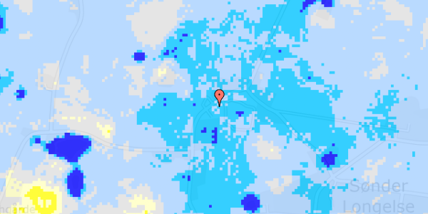 Ekstrem regn på Longelsevej 63