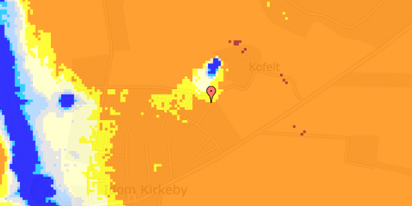 Ekstrem regn på Kofeltvej 14