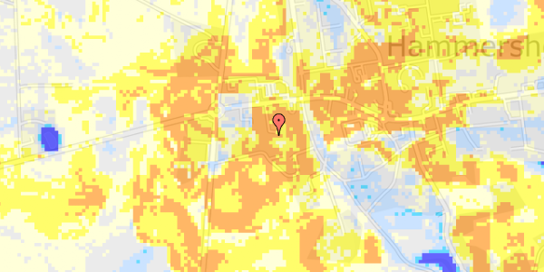 Ekstrem regn på Viborgvej 29C