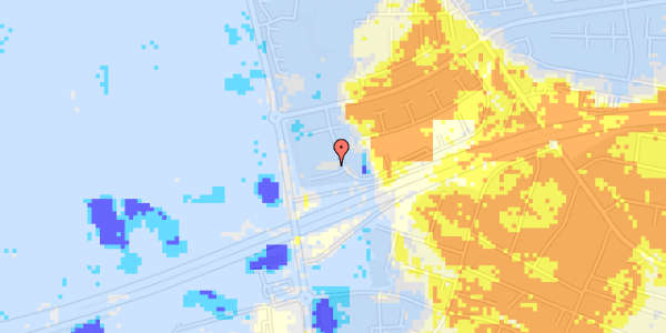 Ekstrem regn på Akacievej 1