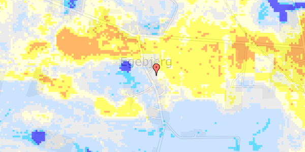 Ekstrem regn på Alpevej 3A