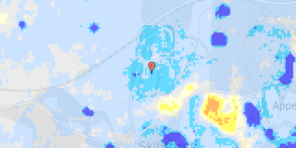 Ekstrem regn på Brovangsvej 15