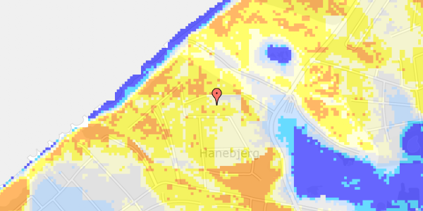 Ekstrem regn på Hanebjerg Skovvej 36