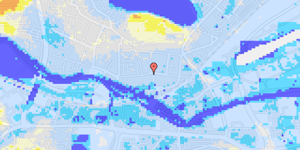 Ekstrem regn på Helligkorsgade 22A