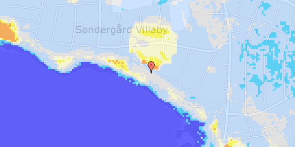 Ekstrem regn på Søndersøvej 39