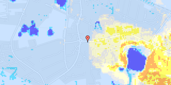 Ekstrem regn på Roskildevej 2