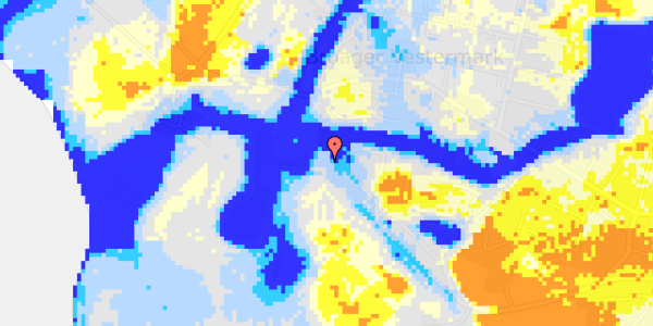 Ekstrem regn på Nejs Bjerg 55C