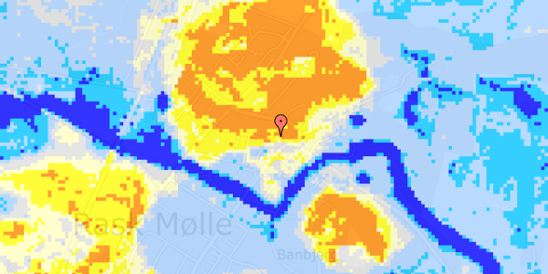 Ekstrem regn på Hovedgaden 17C