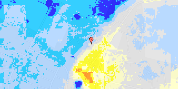 Ekstrem regn på Bispehaven 17