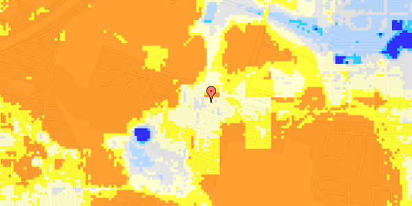 Ekstrem regn på Marie Curies Alle 8, 2. th