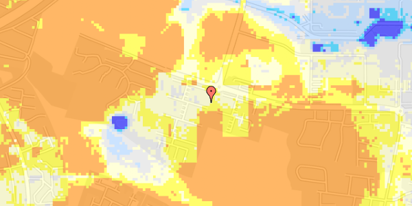 Ekstrem regn på Marie Curies Alle 25