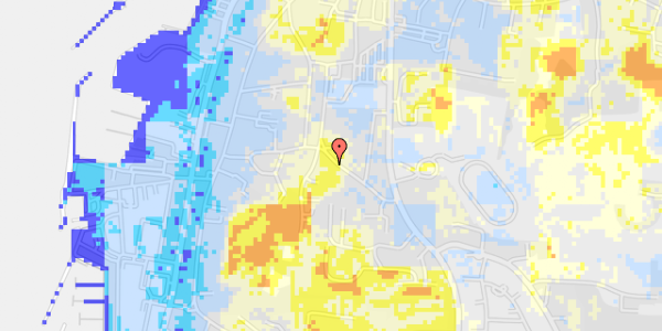 Ekstrem regn på Kirkegade 12B