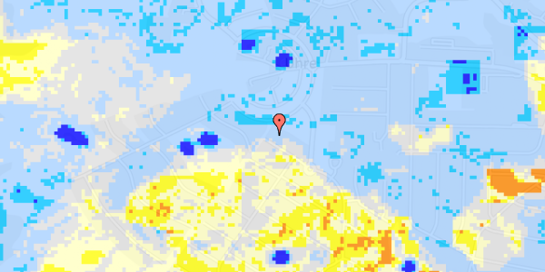 Ekstrem regn på Trojavej 10