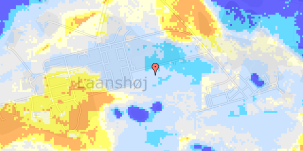 Ekstrem regn på Laanshøj Alle 52