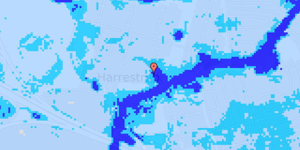 Ekstrem regn på Harrestrupvej 157