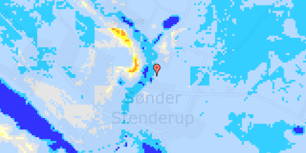 Ekstrem regn på Stenholt 8