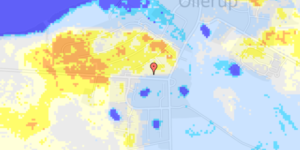 Ekstrem regn på Søgårdsvej 33